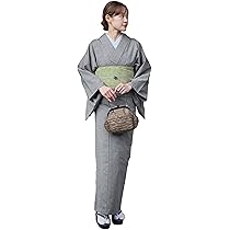 久留米絣　木綿着物　ベージュ　洗える着物　木綿　着物　単衣 久留米絣│お仕立て上がり 洗える木綿きもの │フリーサイズ